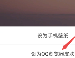 QQ浏览器怎样更改皮肤？QQ浏览器更改皮肤的方法截图